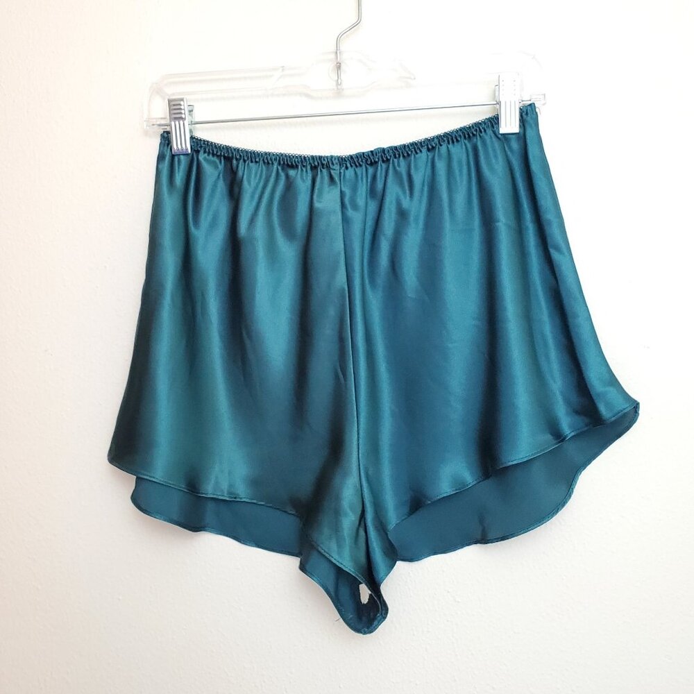 Vintage 90's teal pajama shorts